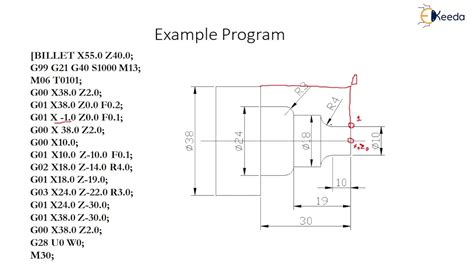 cnc lathe machining turning free sample|cnc programming examples.